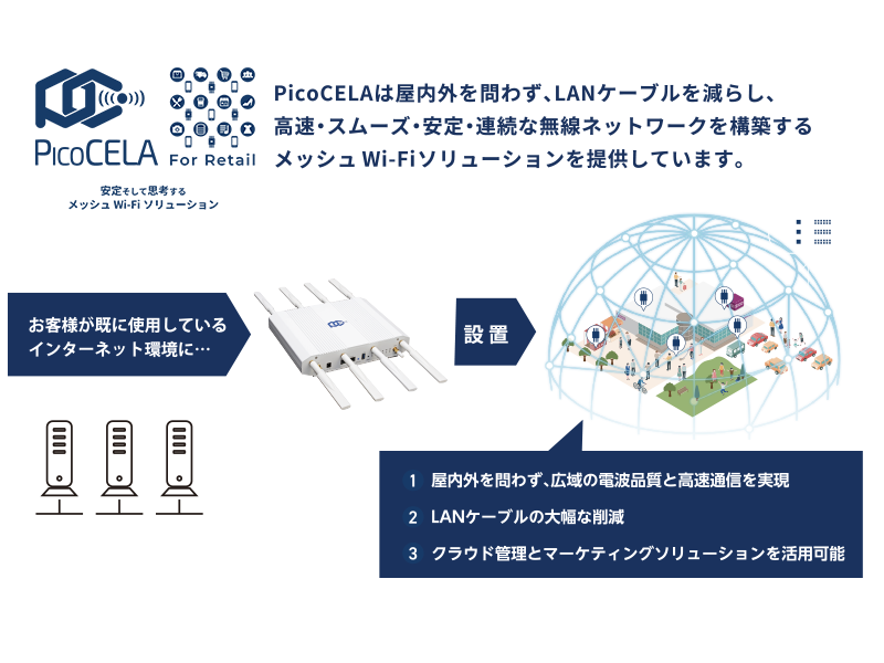 PicoCELAの技術が解決に導く